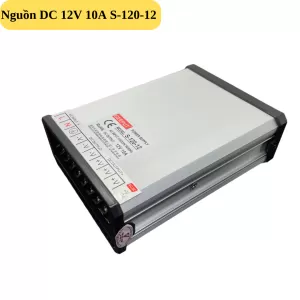 Nguồn Cho Đèn LED Ngoài Trời 12V 10A